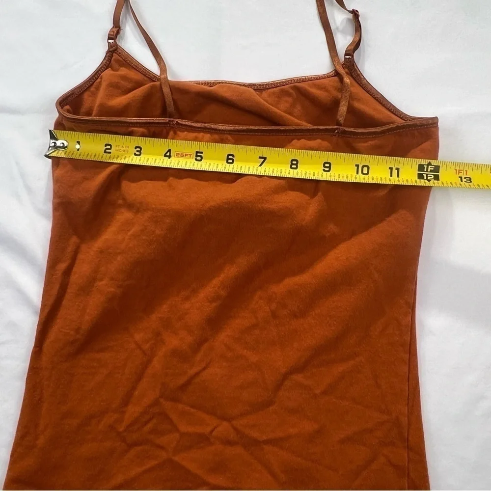 Active Basic - Women’s Spaghetti Strap Top - Small - Burnt Orange